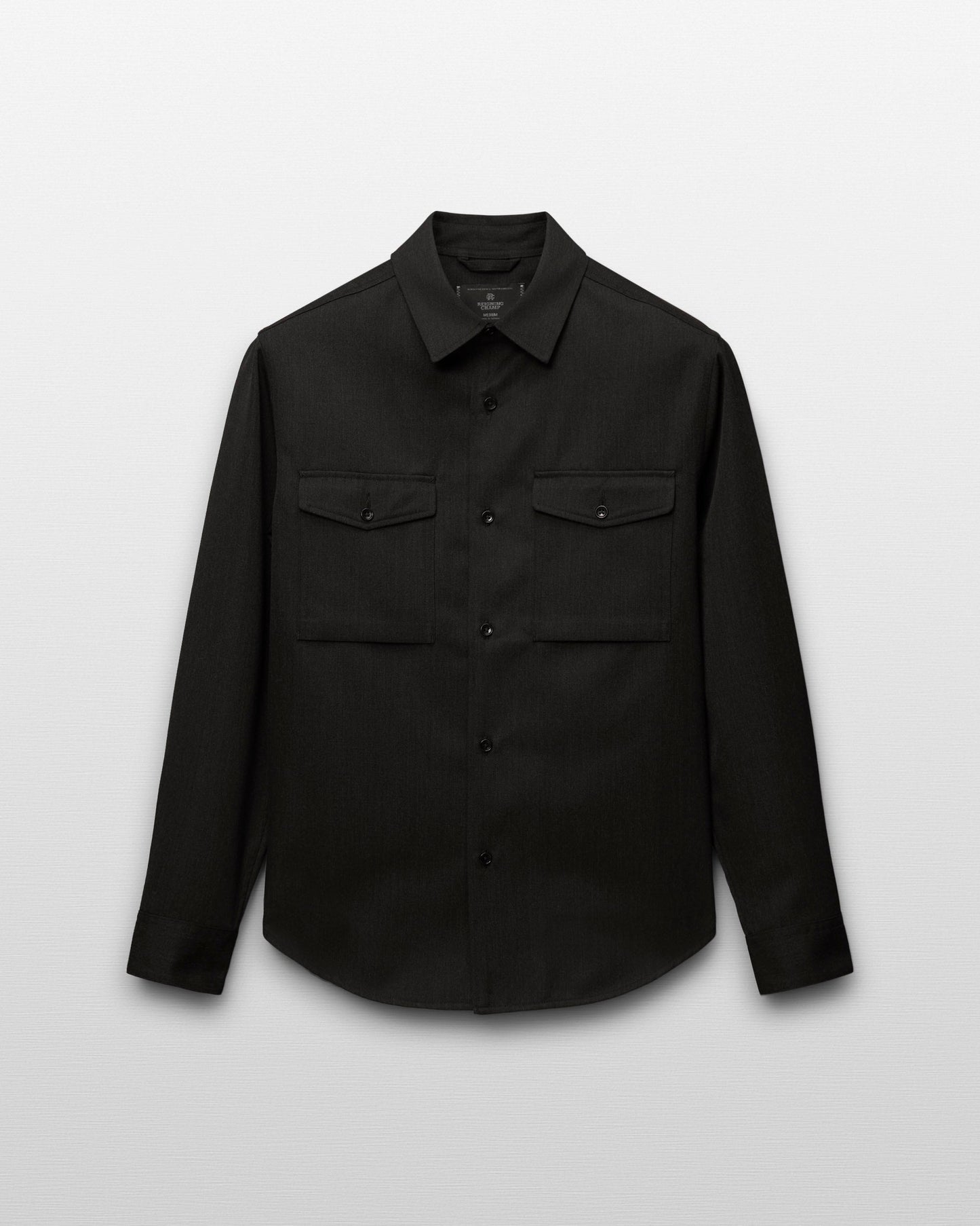 Wool Gabardine Concourse Standard Overshirt