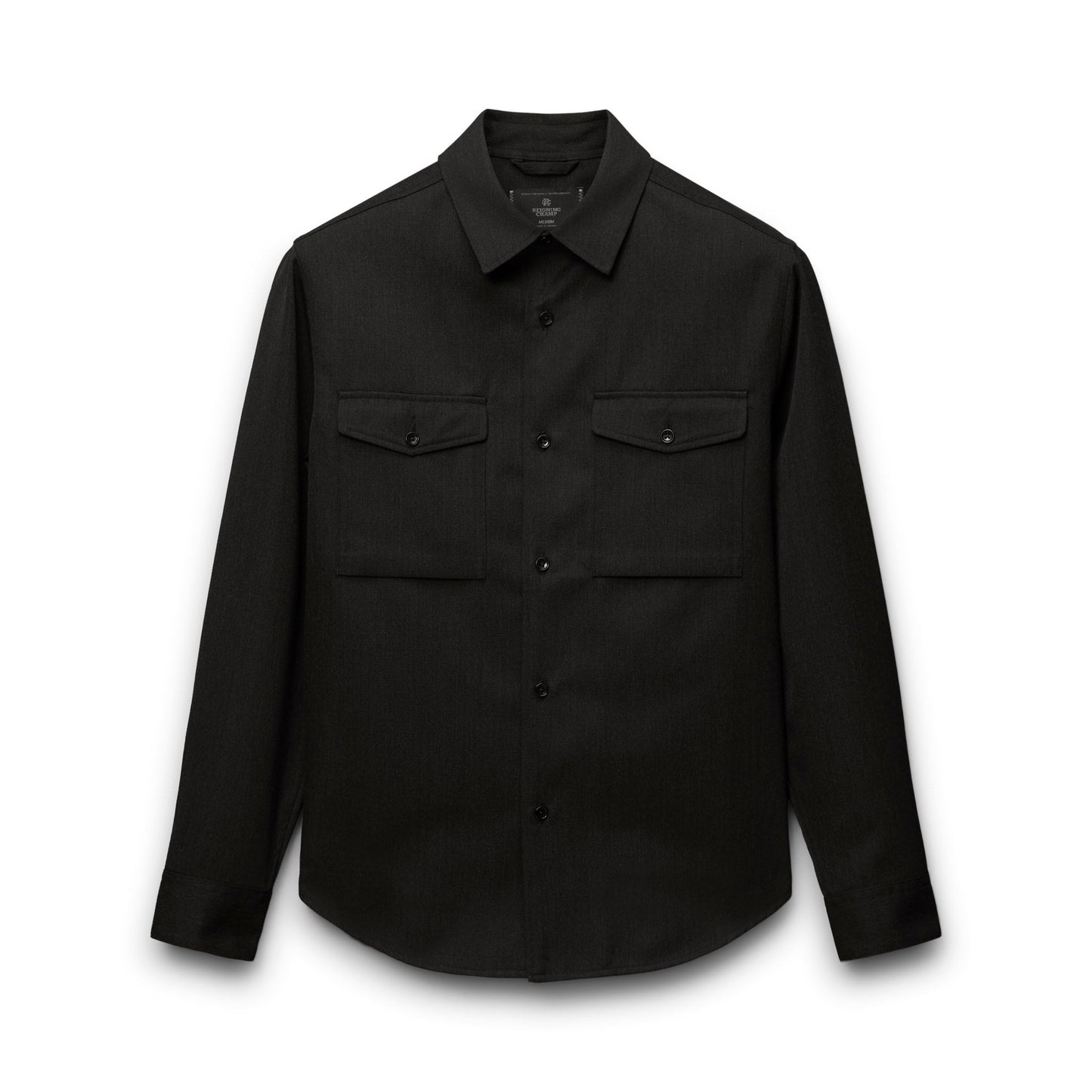 Wool Gabardine Concourse Standard Overshirt