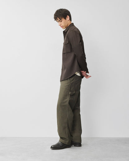 Wool Gabardine Concourse Standard Overshirt