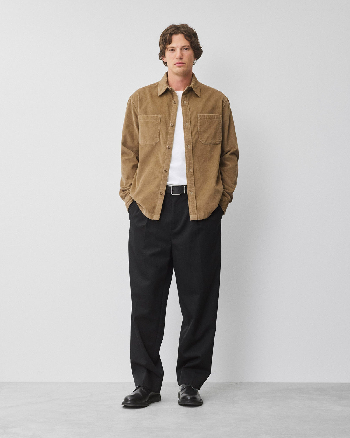 Corduroy Campus Standard Overshirt