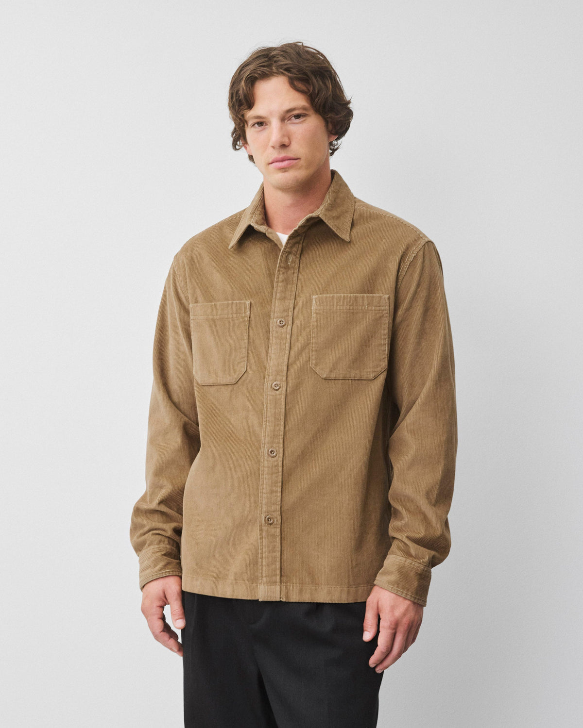Corduroy Campus Standard Overshirt