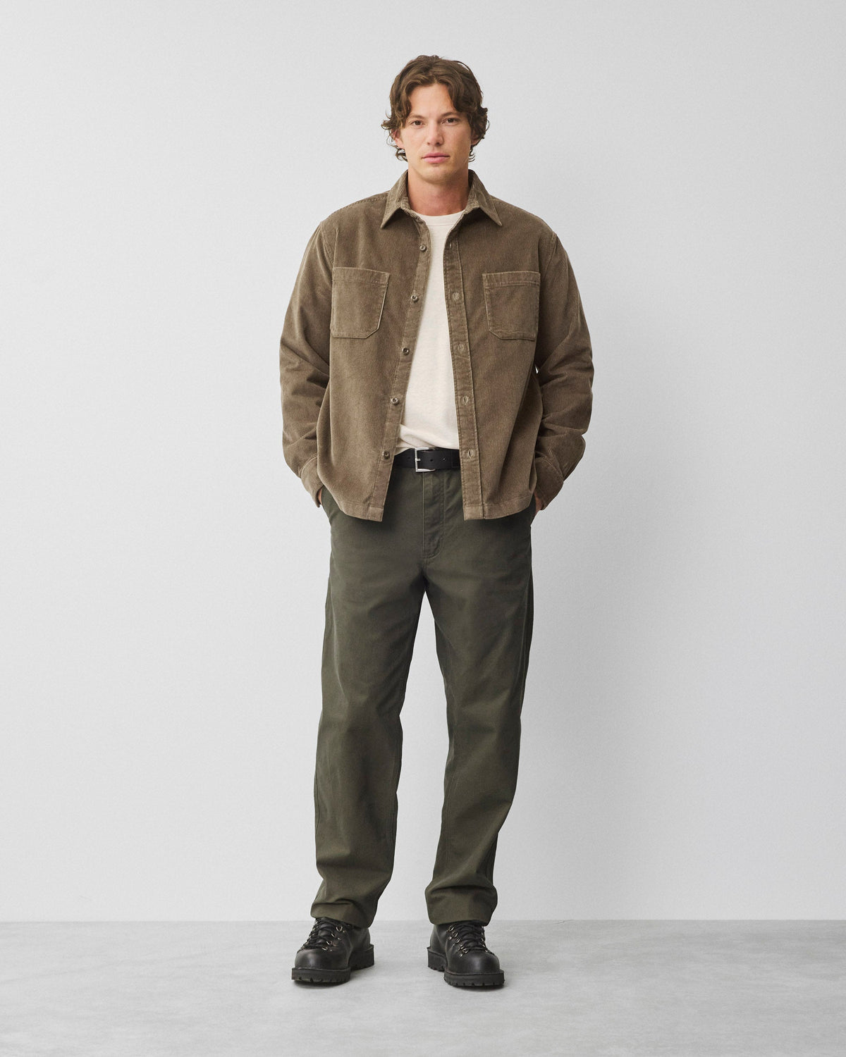 Corduroy Campus Standard Overshirt