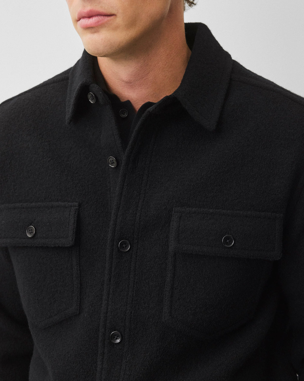 Boiled Wool Warden Standard Overshirt