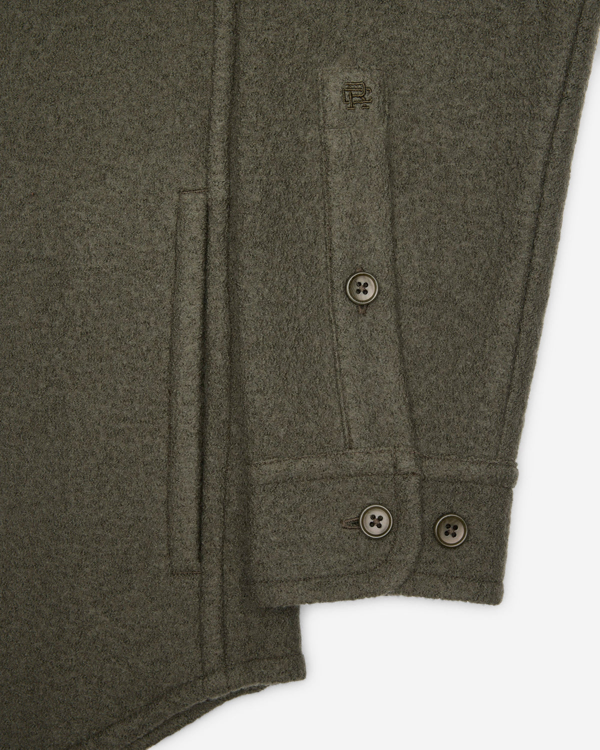 Boiled Wool Warden Standard Overshirt
