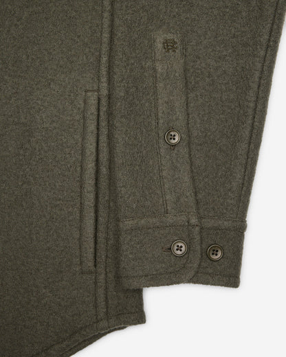 Boiled Wool Warden Standard Overshirt