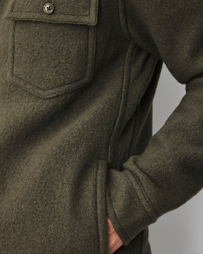 Boiled Wool Warden Standard Overshirt
