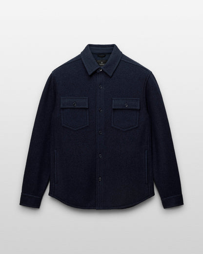 Boiled Wool Warden Standard Overshirt