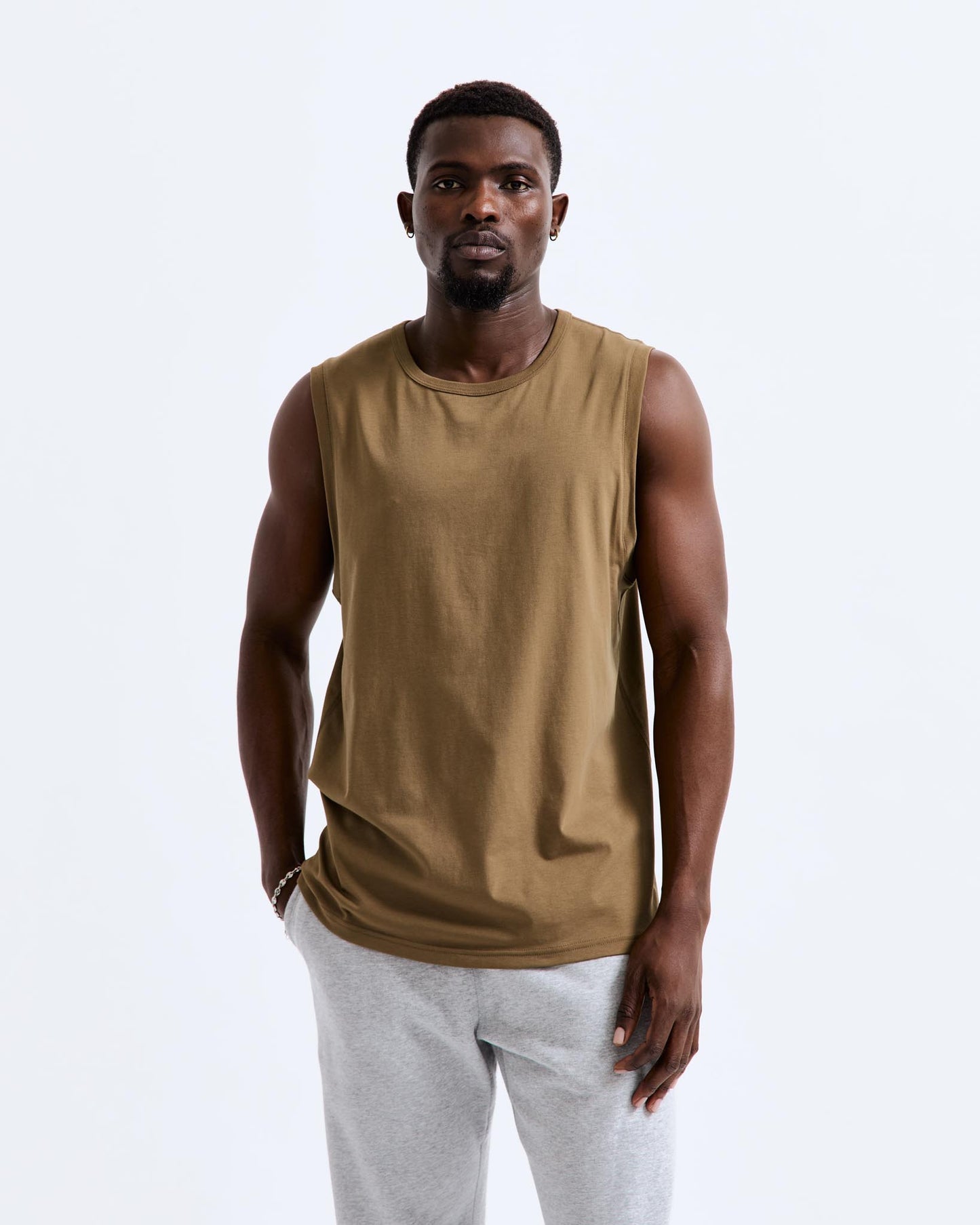 Copper Jersey Sleeveless Shirt - Vault