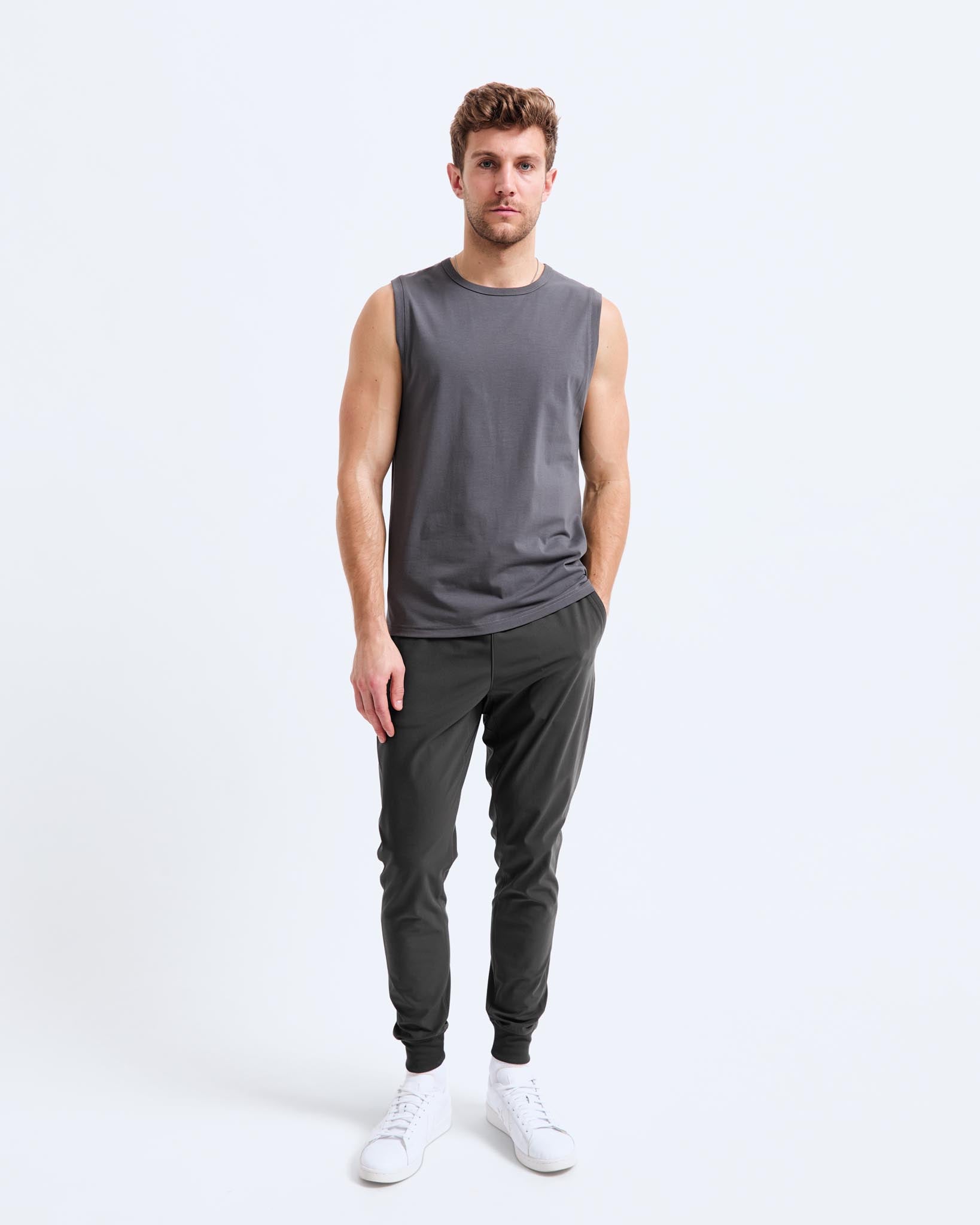 Stretch Warp Knit Coach s Slim Jogger