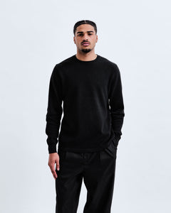 Cotton Linen Regatta Crewneck