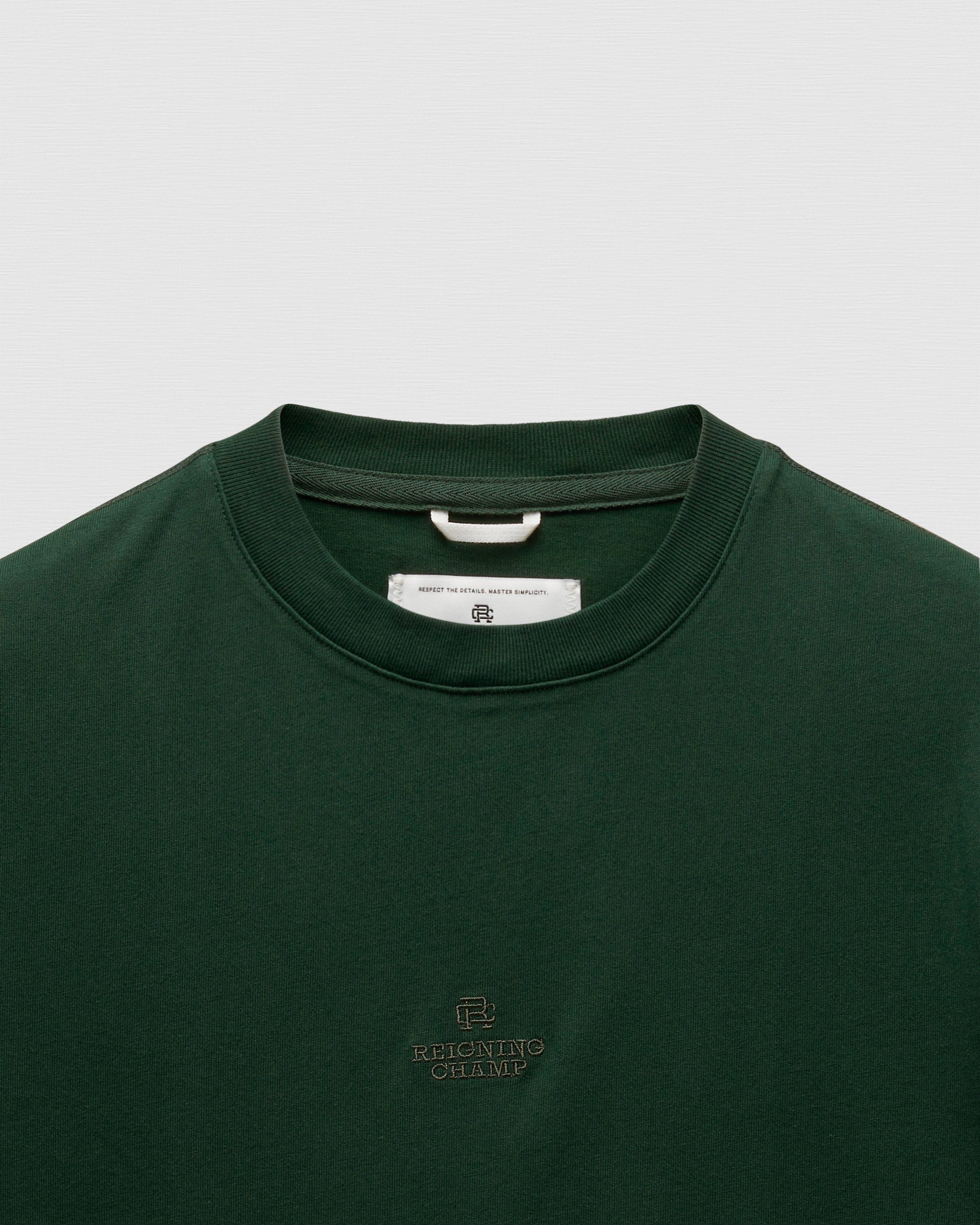 Midweight Jersey Lockup OG T-Shirt | Reigning Champ Midweight Jersey Lockup OG T-Shirt | Reigning Champ