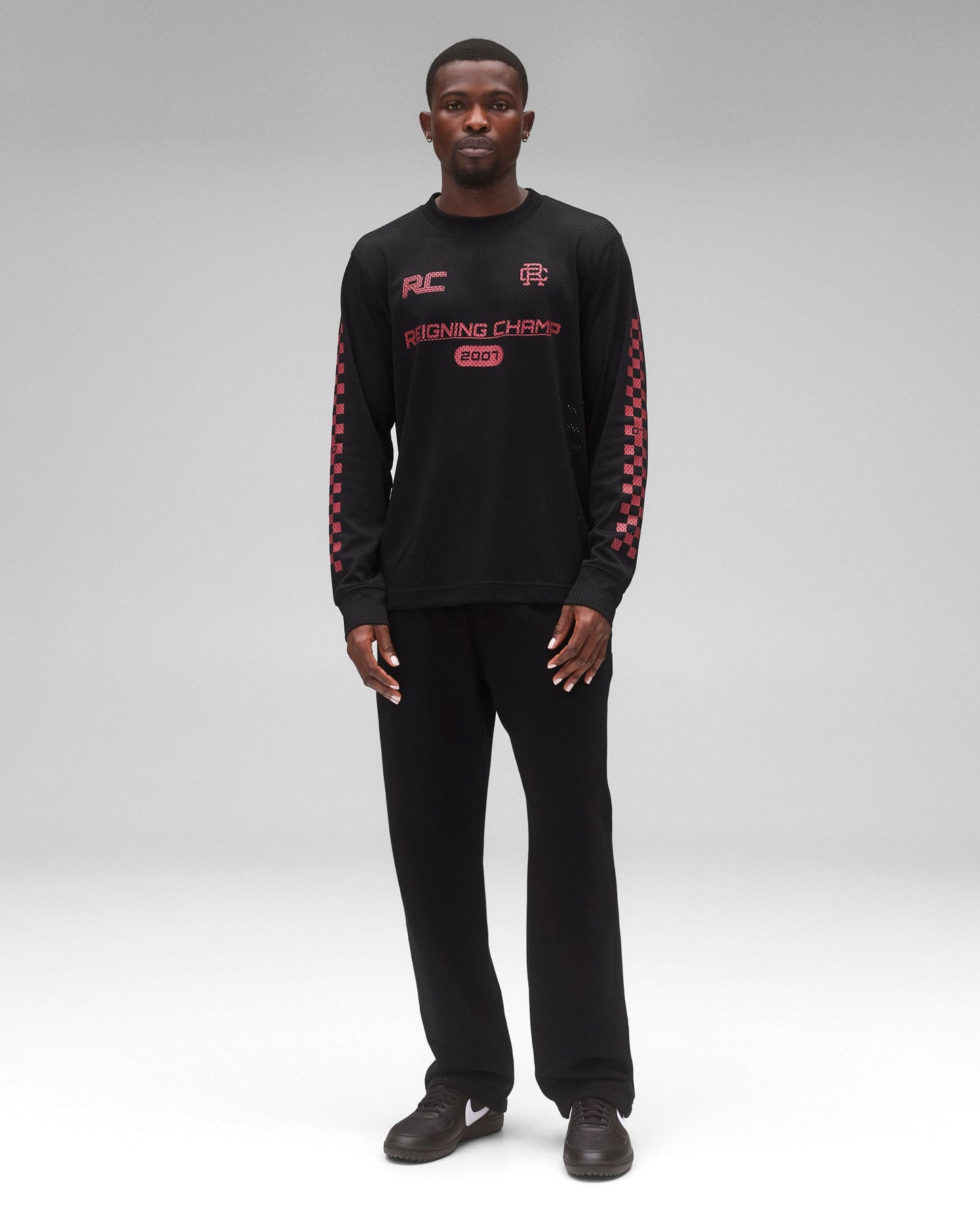 Athletic Mesh Racing Standard Long Sleeve