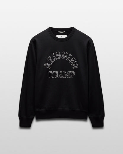 Midweight Terry Arch Logo Standard Crewneck