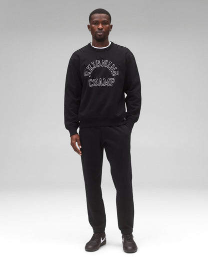 Midweight Terry Arch Logo Standard Crewneck