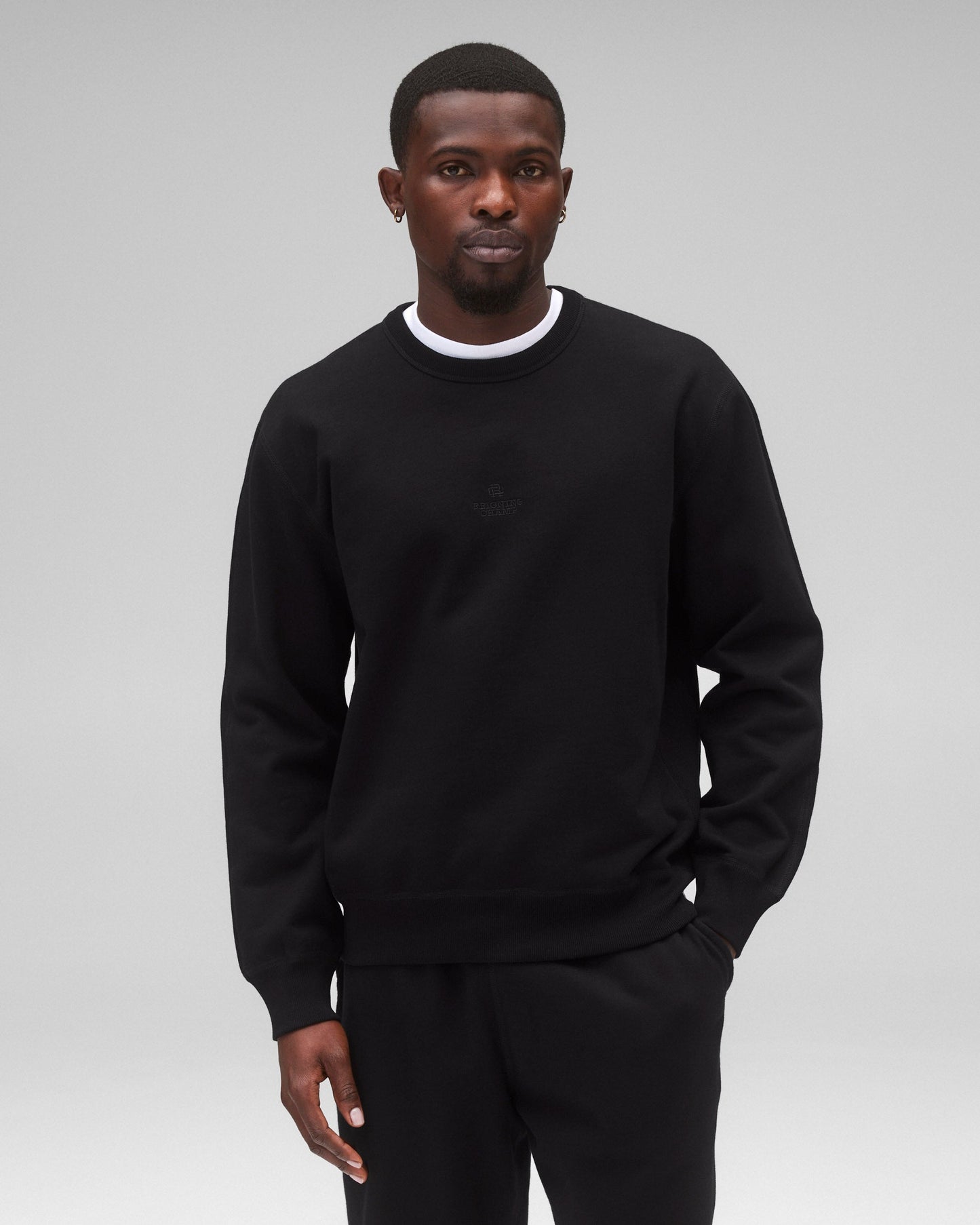 Midweight Terry Lockup Standard Crewneck