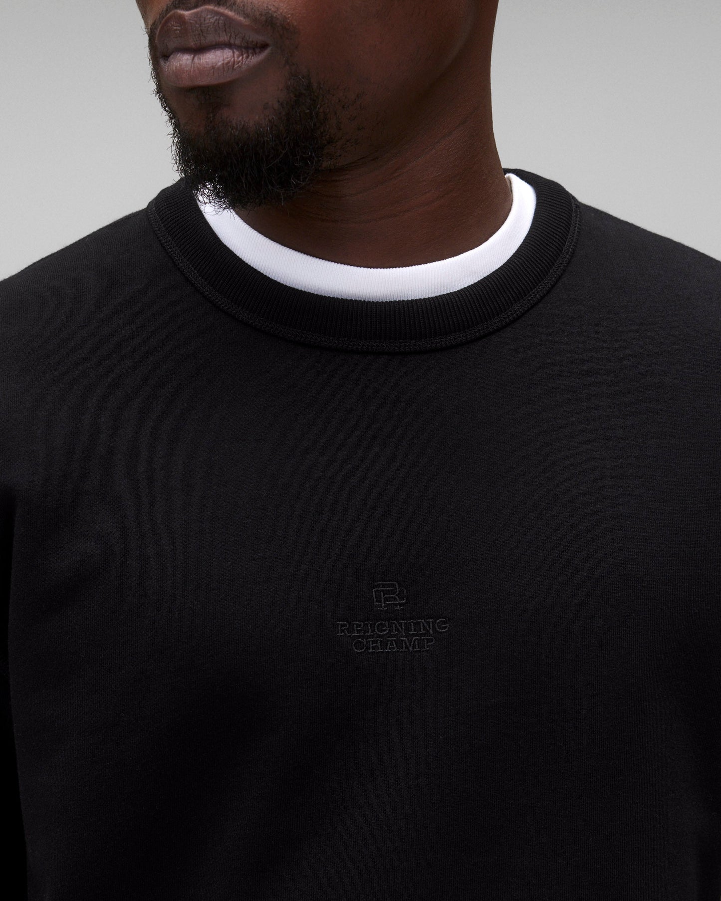 Midweight Terry Lockup Standard Crewneck