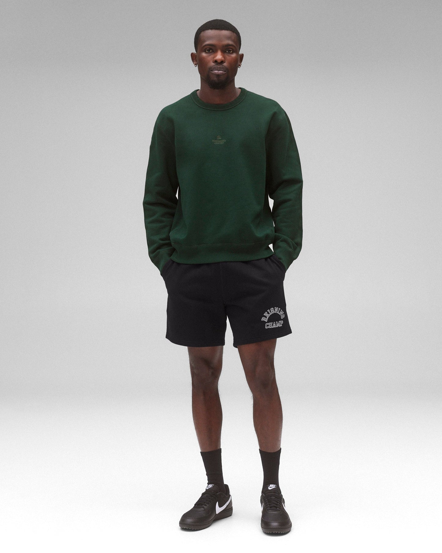 Midweight Terry Lockup Standard Crewneck