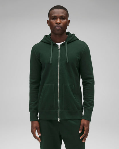 Midweight Terry Slim Zip Hoodie