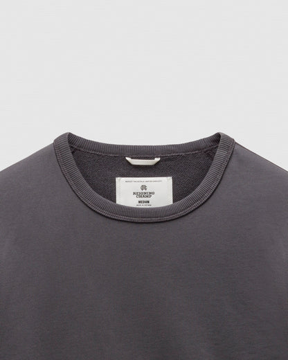 Midweight Terry Slim Crewneck
