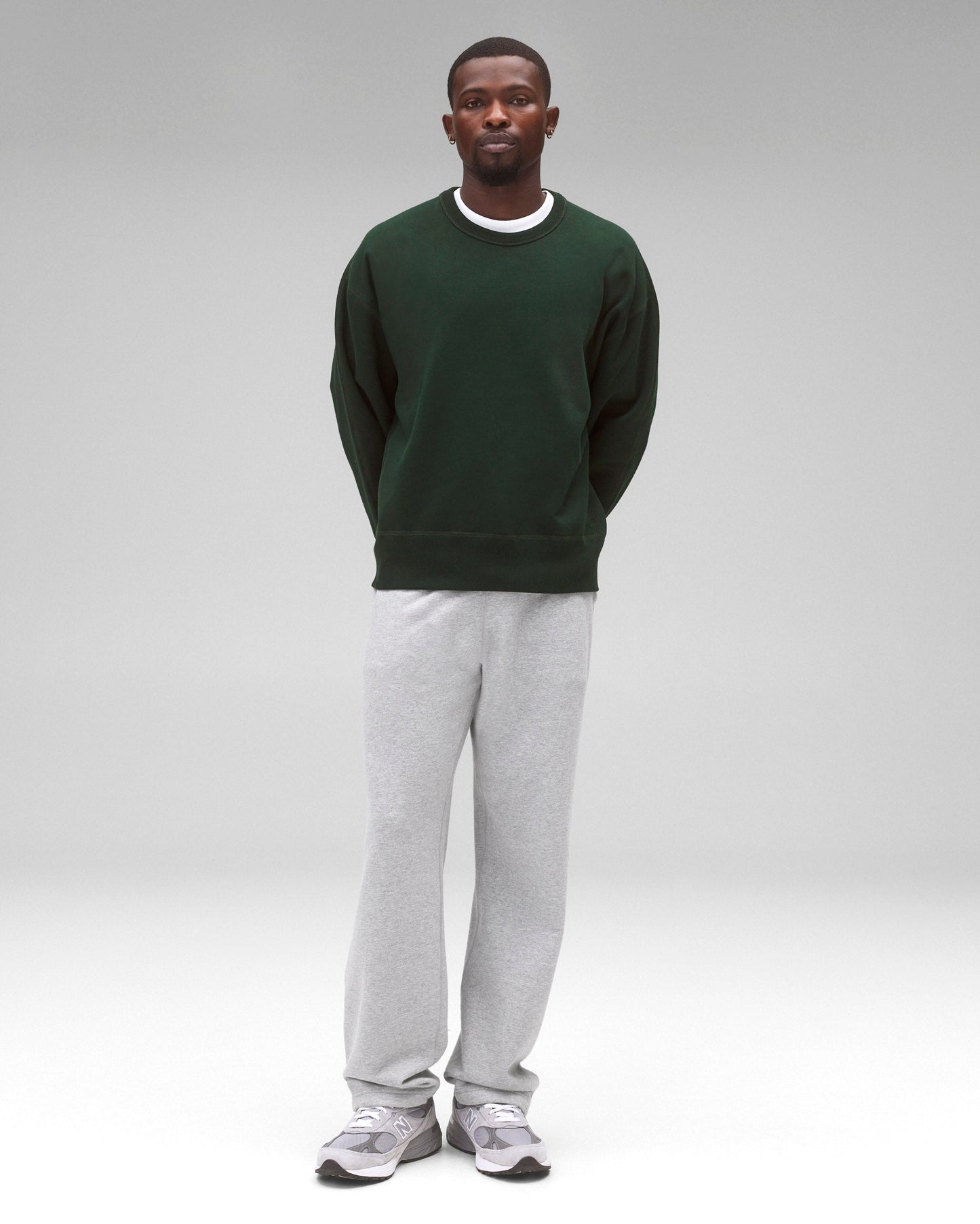 Midweight Terry Relaxed Crewneck