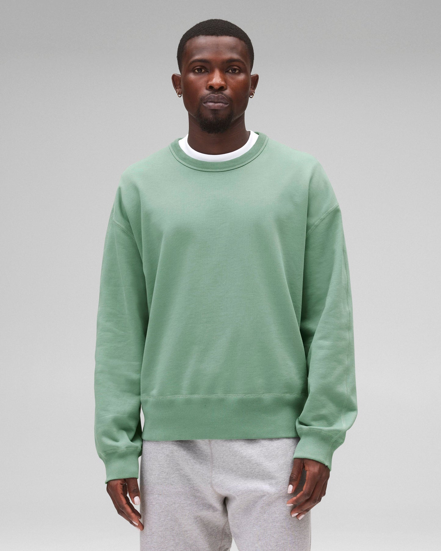 Midweight Terry Relaxed Crewneck