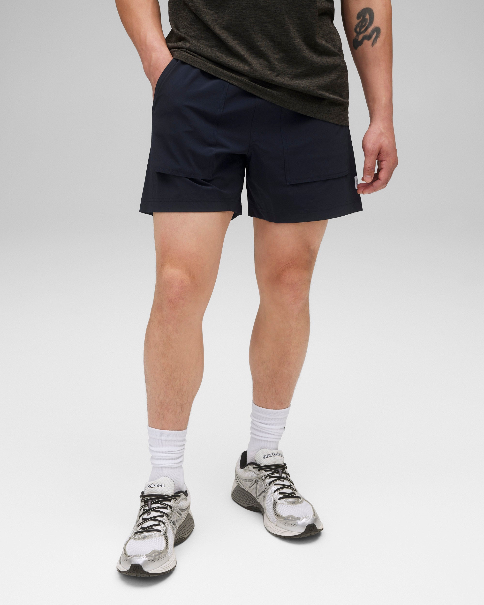 Stretch Nylon Utility Standard Swim Short 6