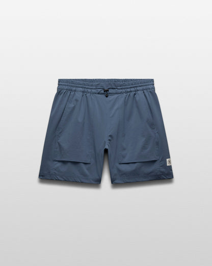 Stretch Nylon Utility Standard Swim Short 6"