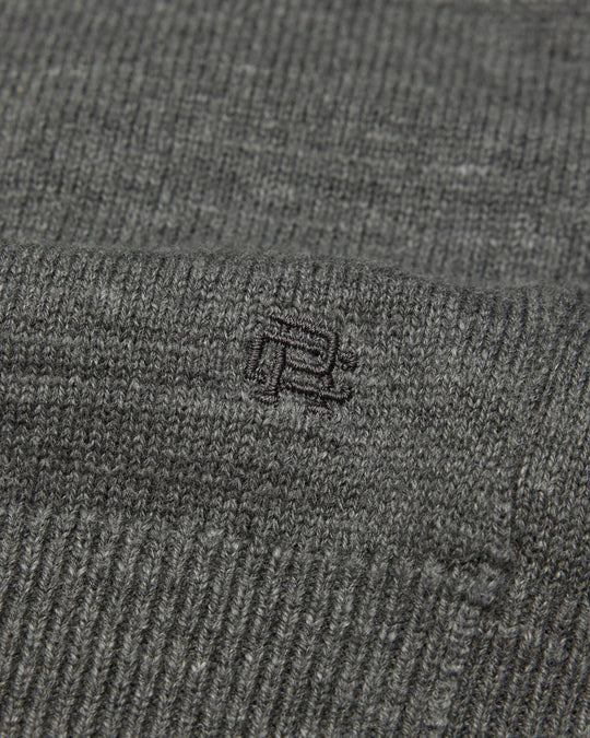 Cotton Slub Laurel Crewneck