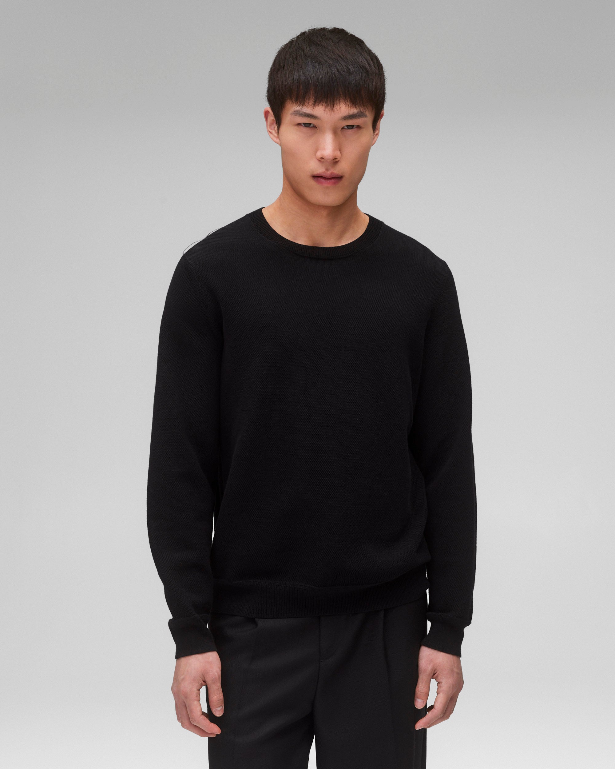 【最終価格】REIGNING CHAMP POLARTEC POWER WOOL Supima Pique Ace Crewneck | Reigning Champ | Reigning Champ US