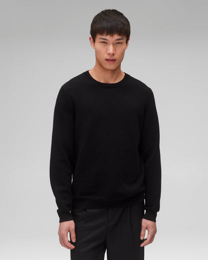 Supima Pique Ace Crewneck