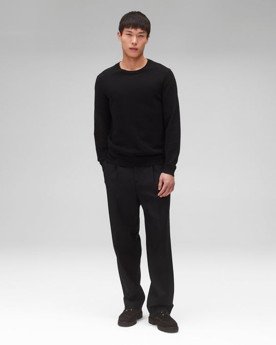 Supima Pique Ace Crewneck