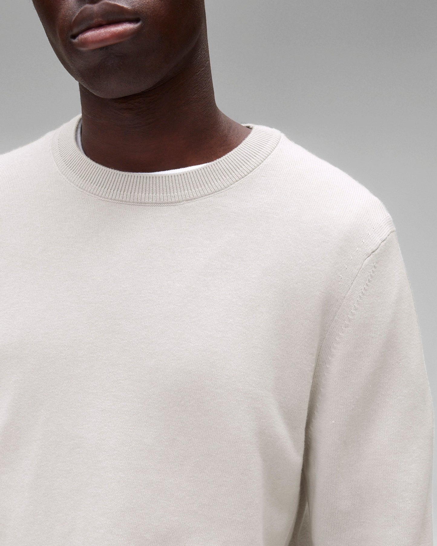 Cotton Cashmere Riviera Crewneck