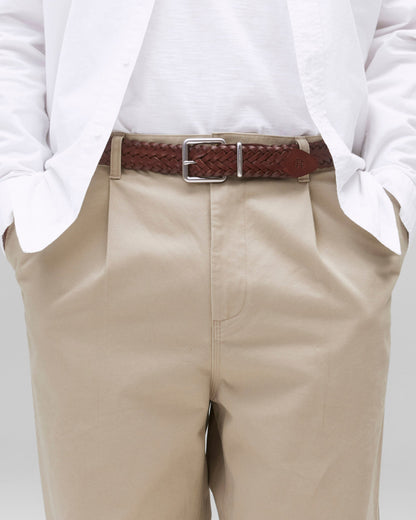 Braided Leather Belt