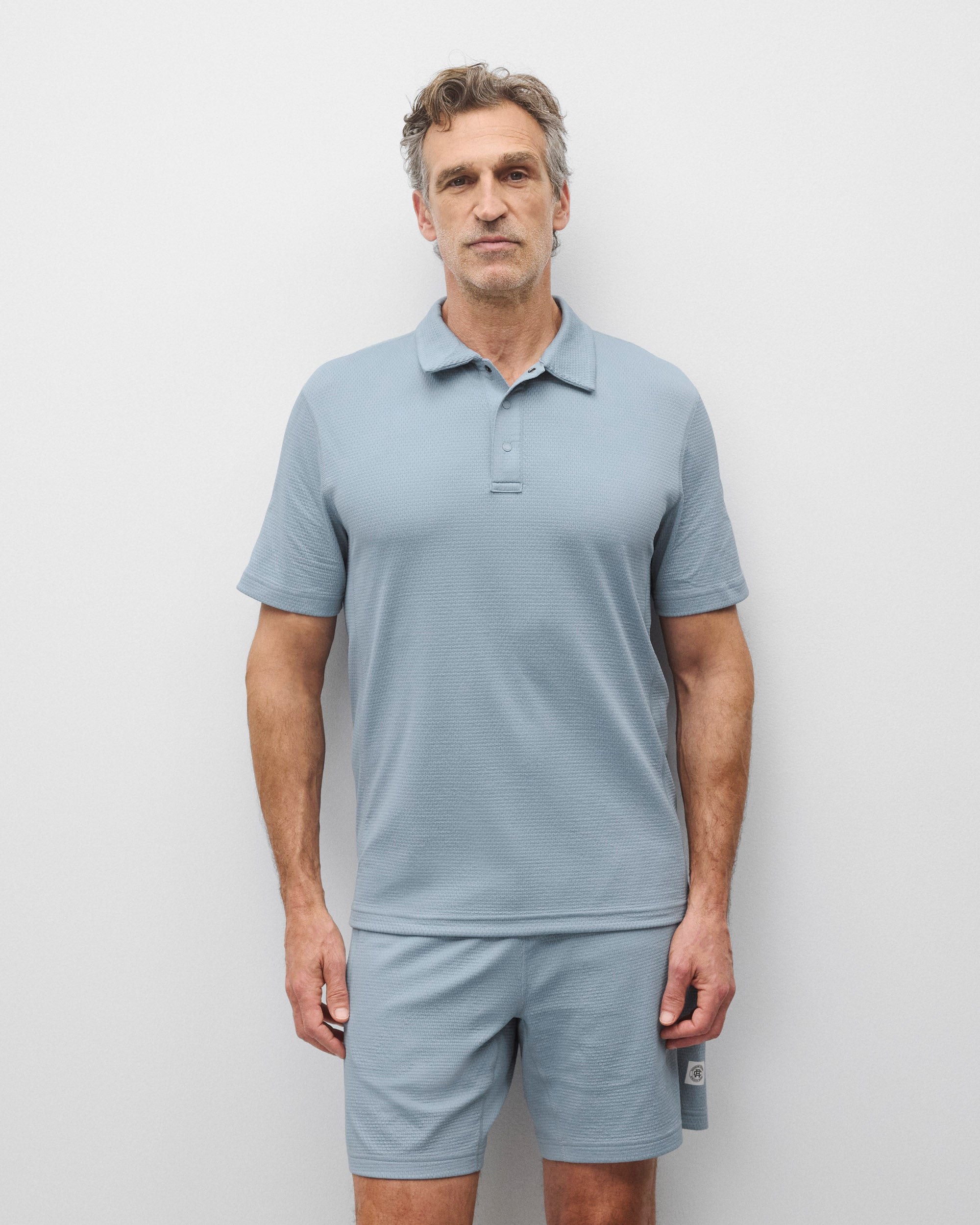 Solotex Mesh Tiebreak Standard Polo | Reigning Champ | Reigning