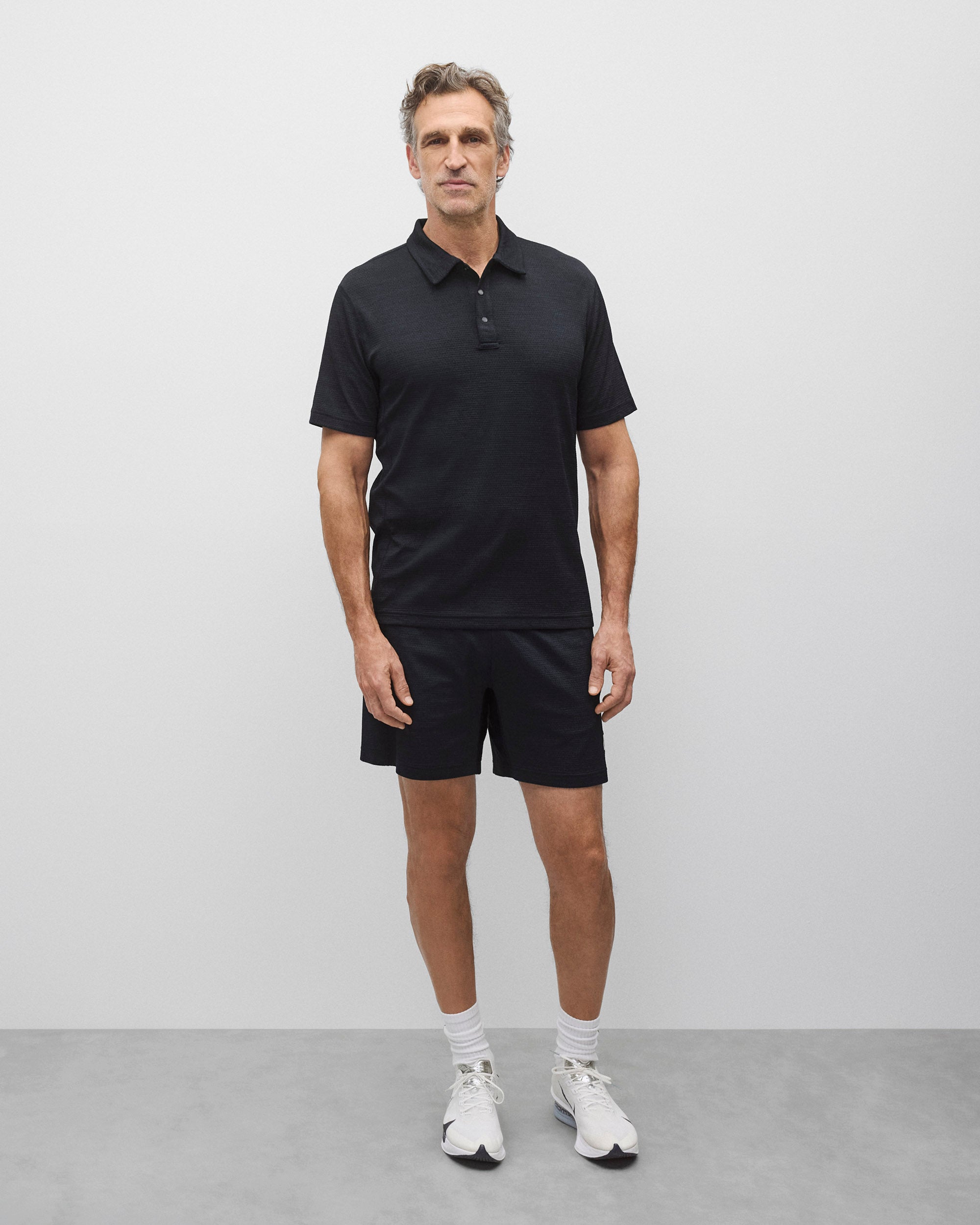 Solotex Mesh Tiebreak Standard Polo | Reigning Champ | Reigning
