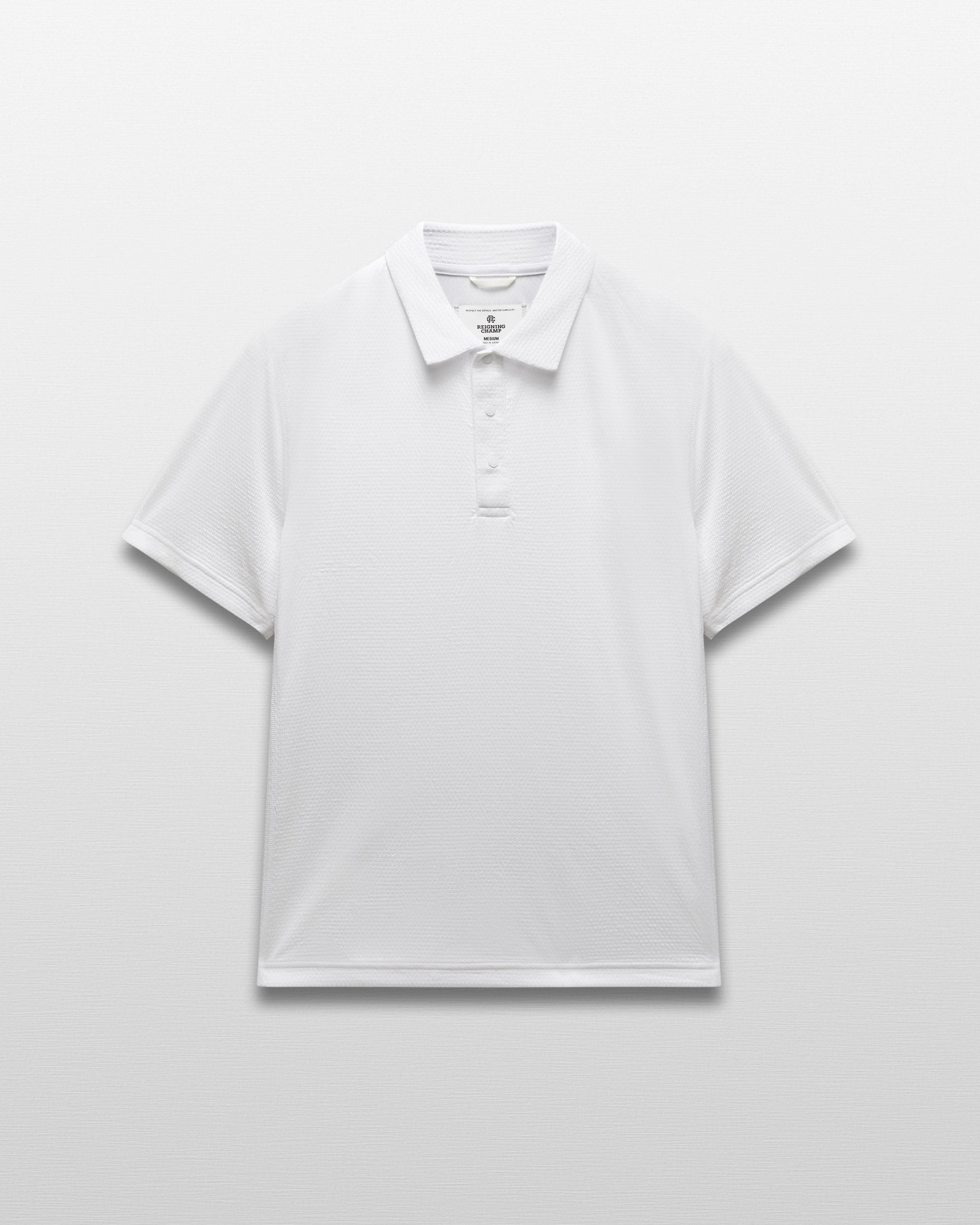 Solotex Mesh Tiebreak Standard Polo | Reigning Champ | Reigning