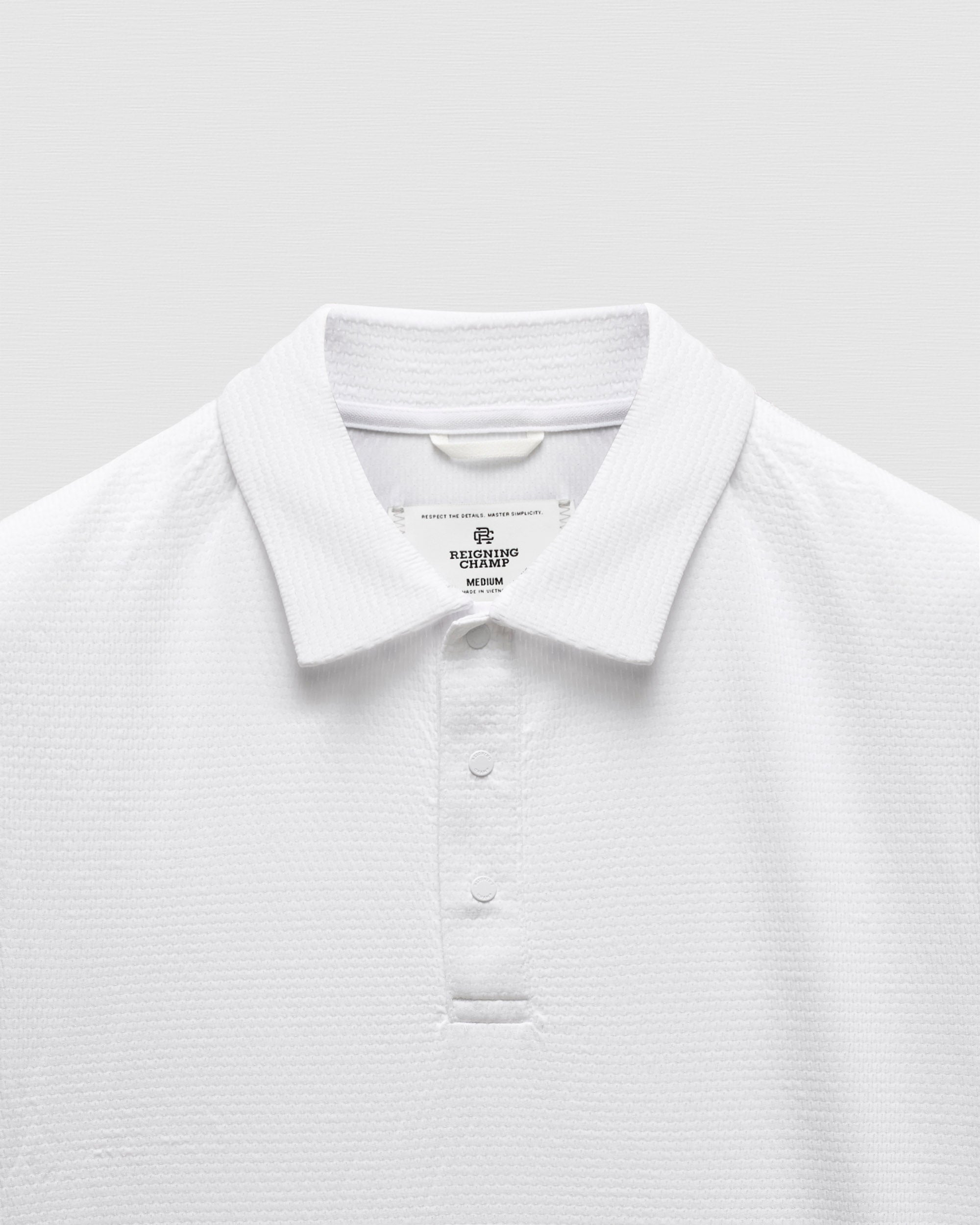 Solotex Mesh Tiebreak Standard Polo | Reigning Champ | Reigning