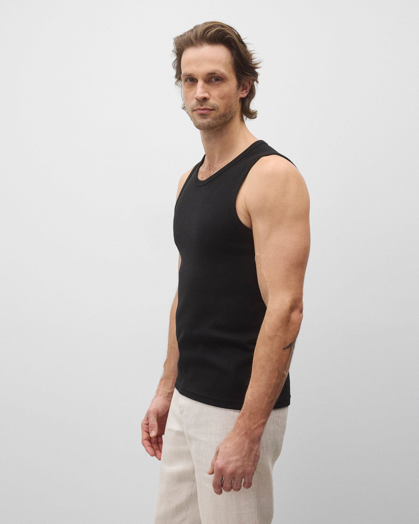 Cotton Rib Slim Tank Top