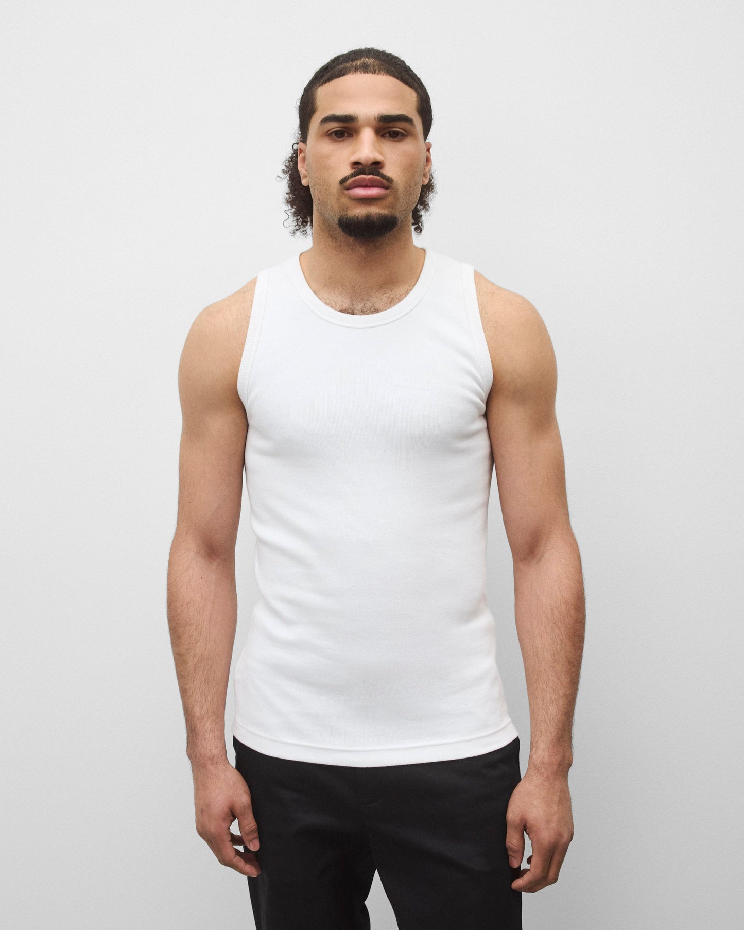 Cotton Rib Slim Tank Top