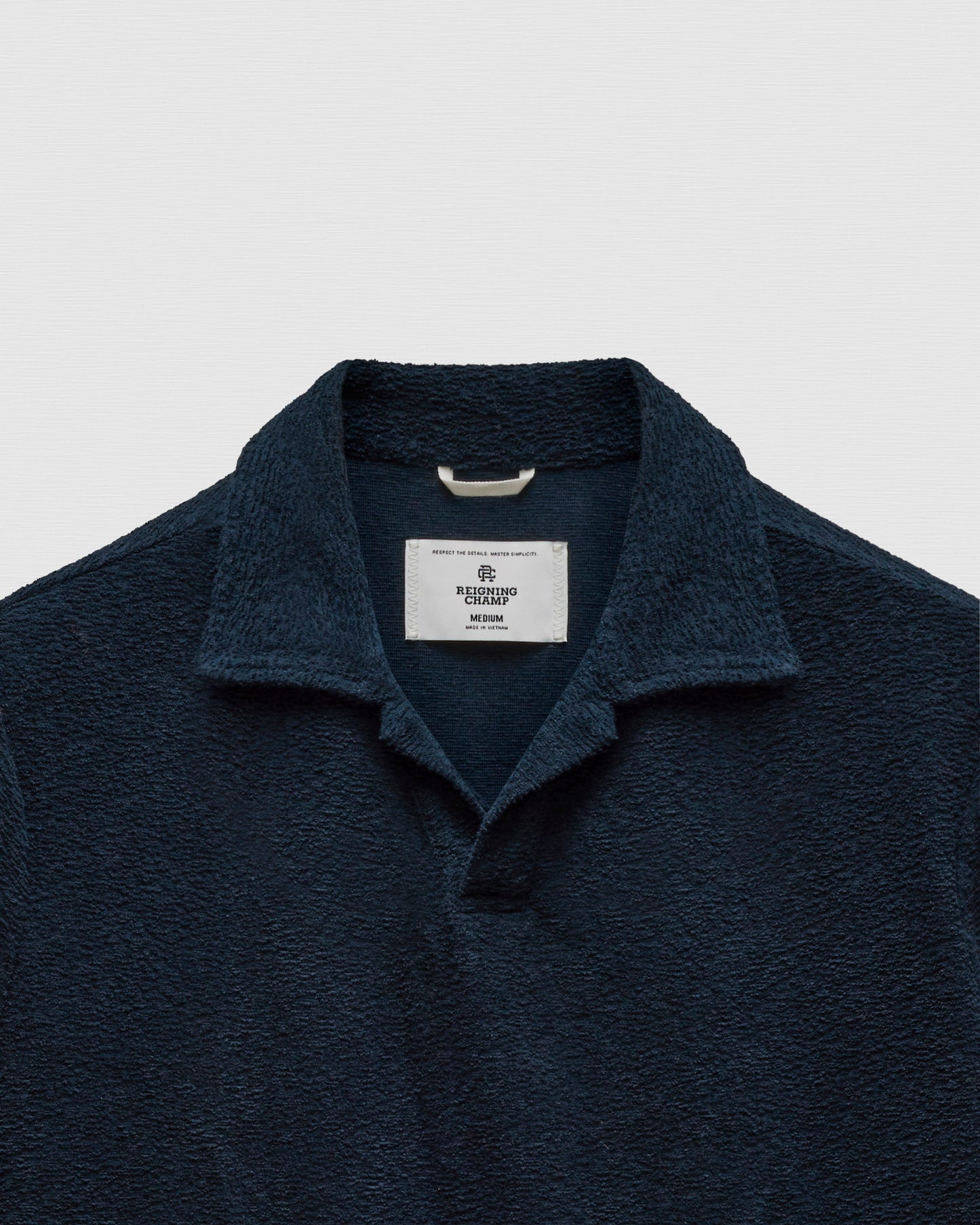 Textured Terry Standard Polo