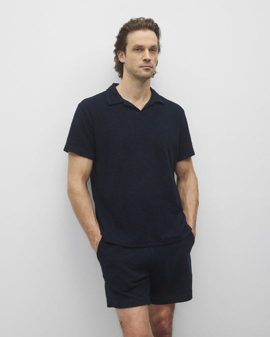 Textured Terry Standard Polo
