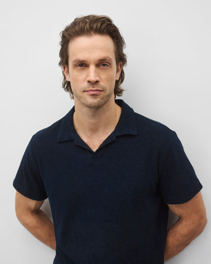 Textured Terry Standard Polo