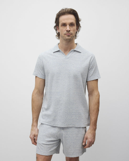 Textured Terry Standard Polo