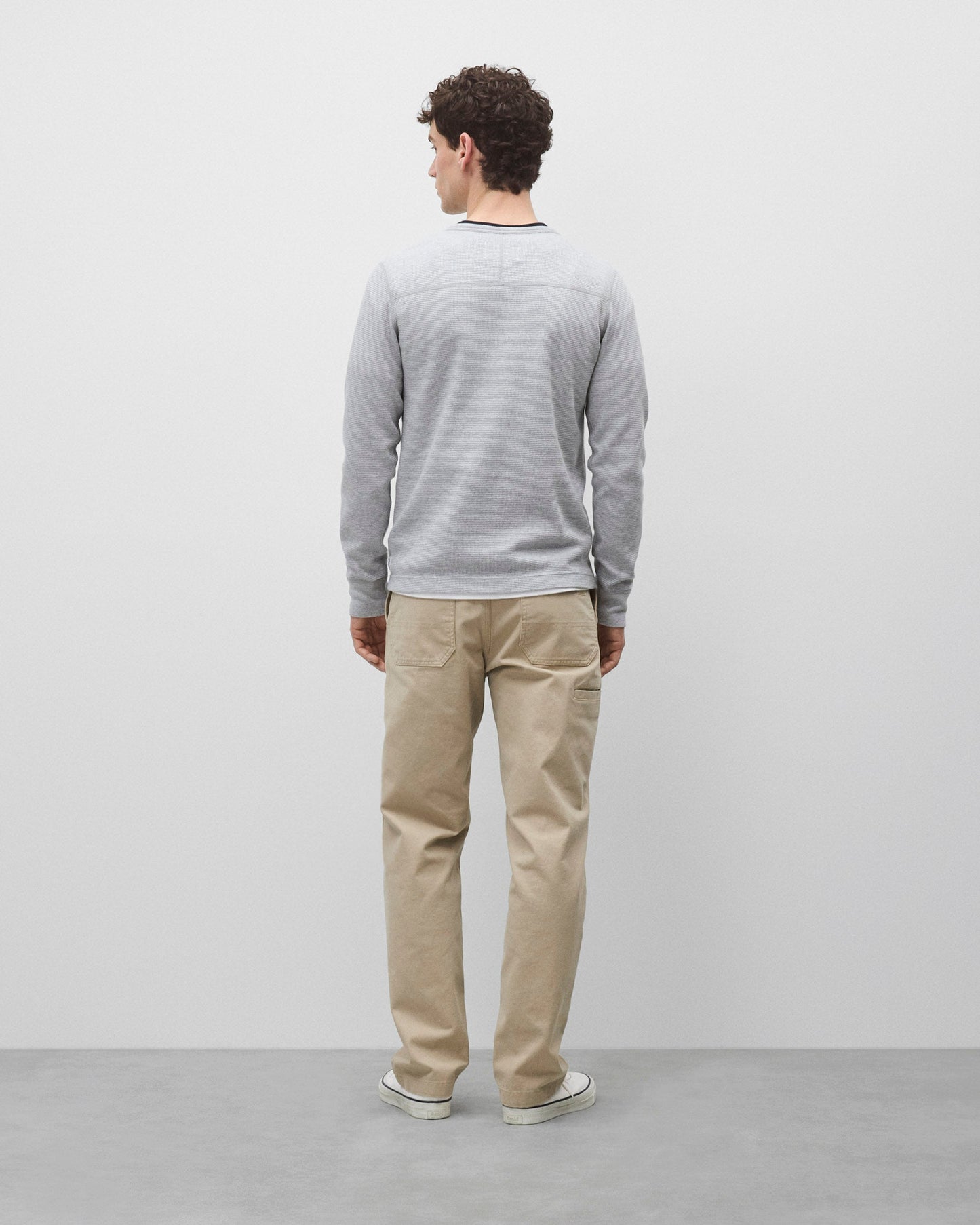 Lightweight Waffle Standard Henley