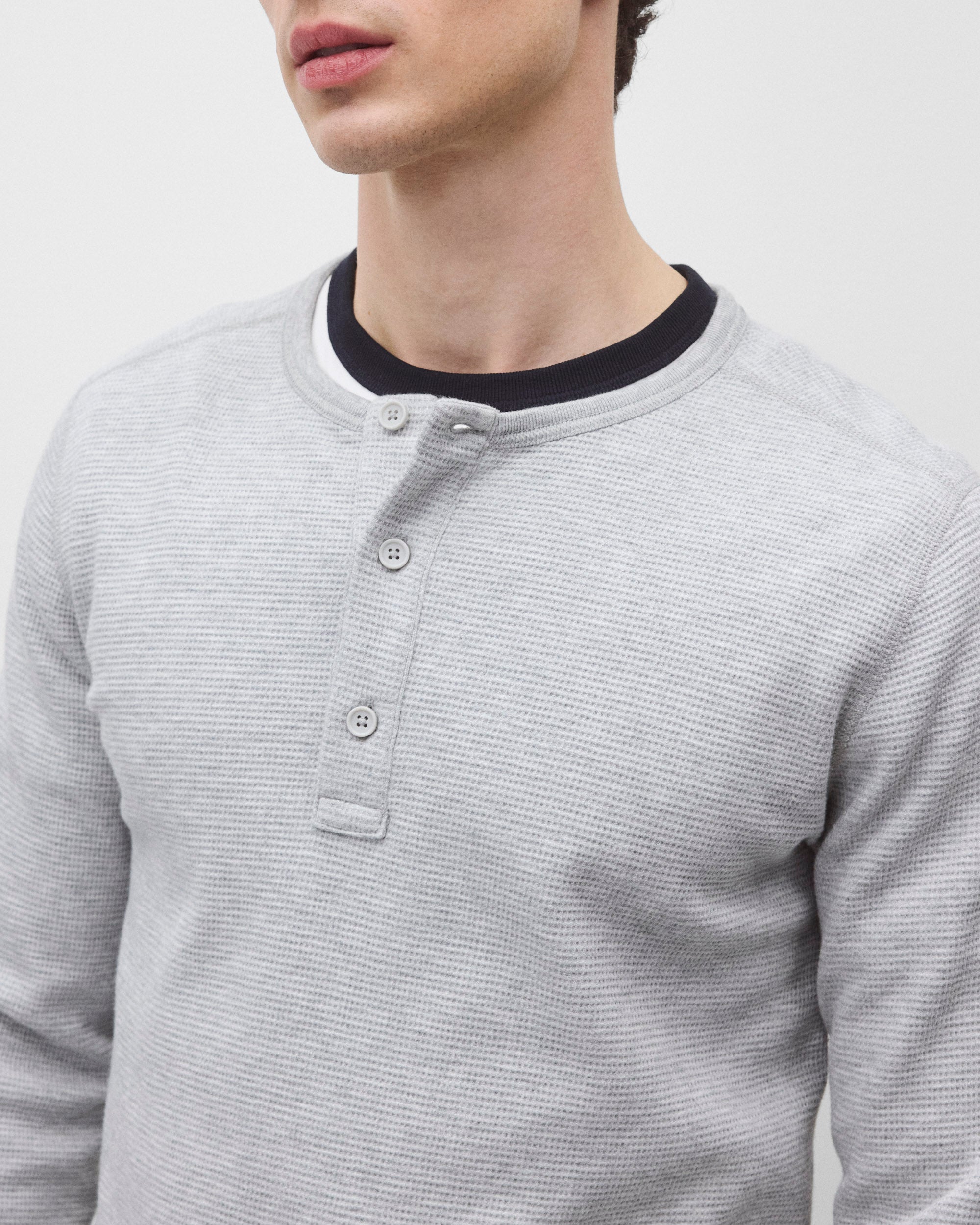 Lightweight Waffle Standard Henley | Reigning Champ | Reigning