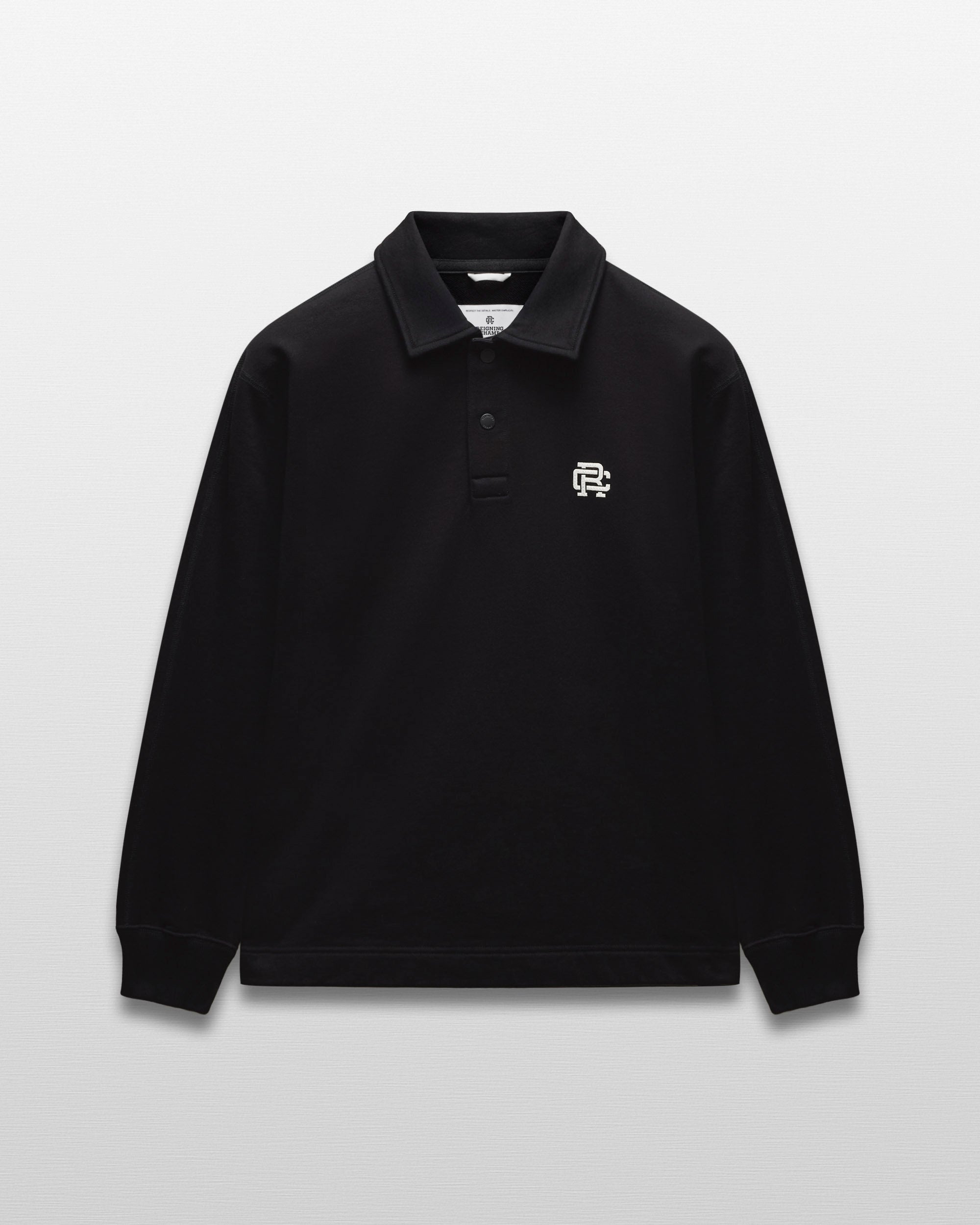 Midweight Terry Monogram Standard Rugby Sweatshirt | Reigning