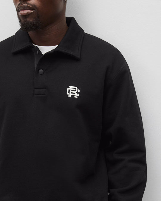 Midweight Terry Monogram Standard Rugby Sweatshirt