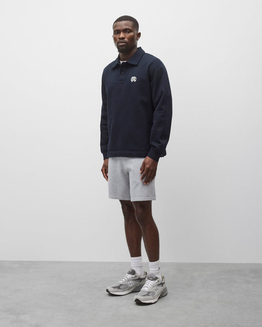 Midweight Terry Monogram Standard Rugby Sweatshirt