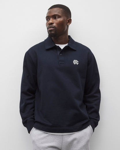 Midweight Terry Monogram Standard Rugby Sweatshirt