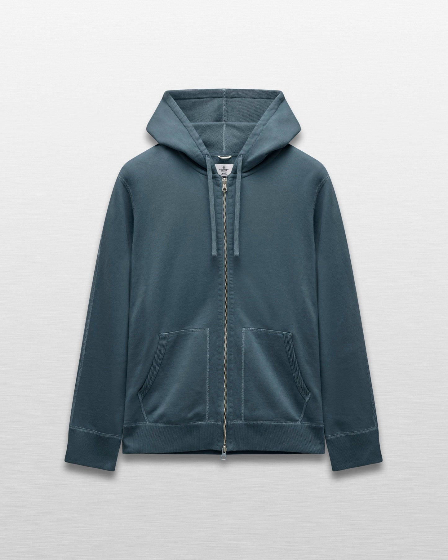Midweight Terry Slim Zip Hoodie